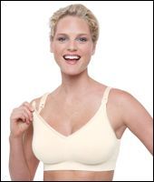 Těhotenská a kojící podprsenka Body Silk Seamless White Bravado! designs