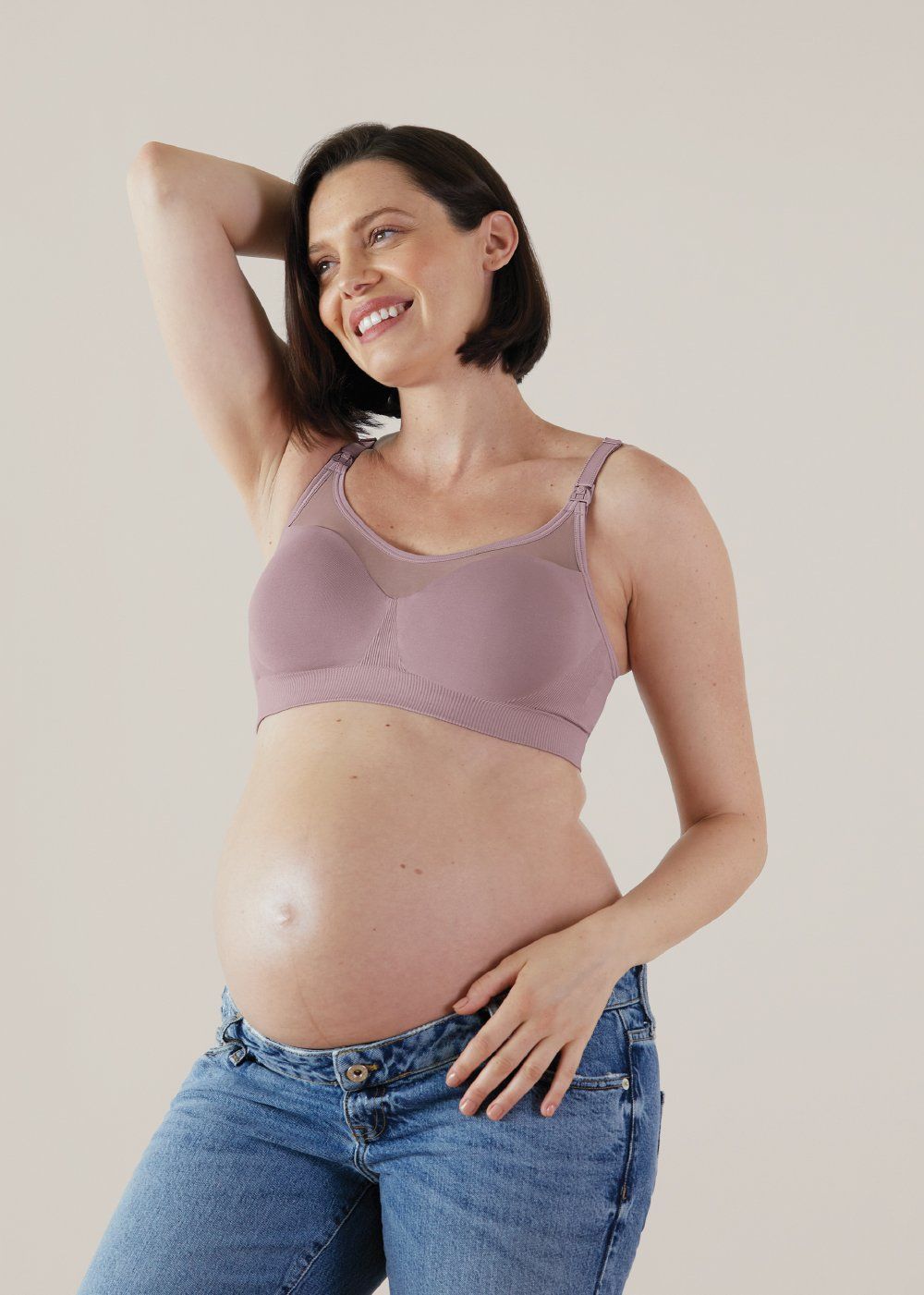 Těhotenská a kojící podprsenka Body Silk Seamless Sheer Dawn - Velikost M Bravado! designs