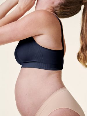 Těhotenská a kojící podprsenka Body Silk Seamless Full Cup Navy | Velikost M, Velikost L, Velikost XL