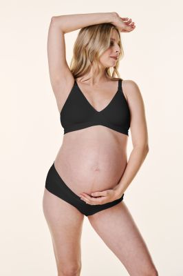 Těhotenská a kojící podprsenka V-Neck Black | Velikost S, Velikost M, Velikost L, Velikost XL, Velikost XXL